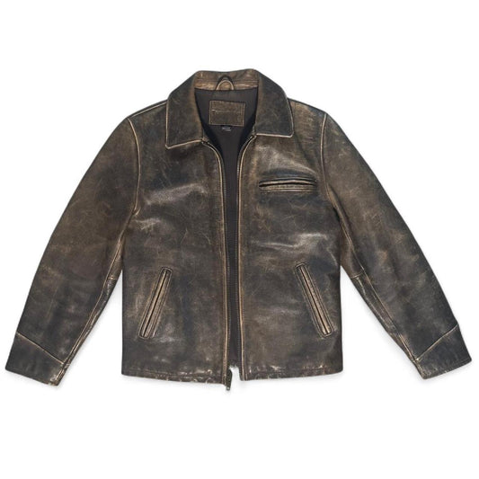 Vintage 90’s Knightsbridge Brown Leather Jacket