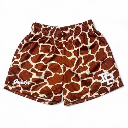 Inaka Power Giraffe Print Shorts