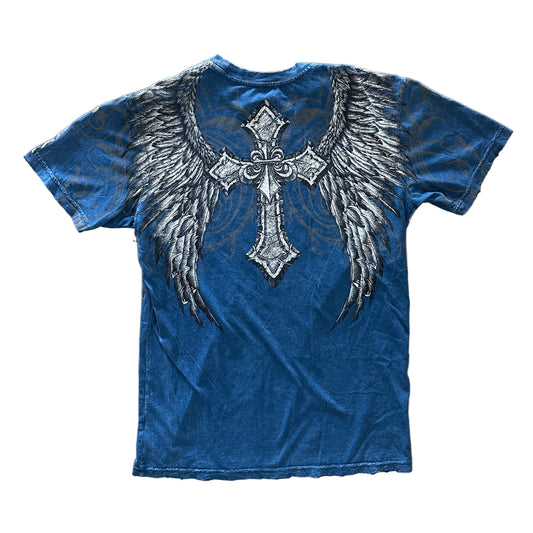 Affliction Cross & Wings Tee