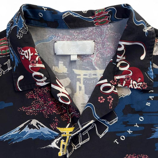 Kith SS24 Tokyo All Over Print Camp Shirt