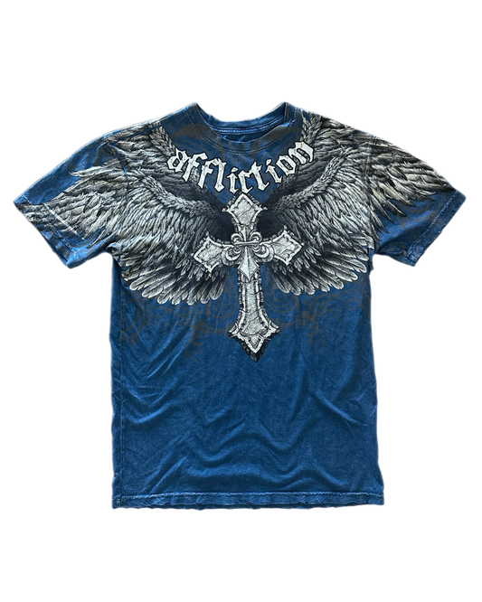 Affliction Cross & Wings Tee