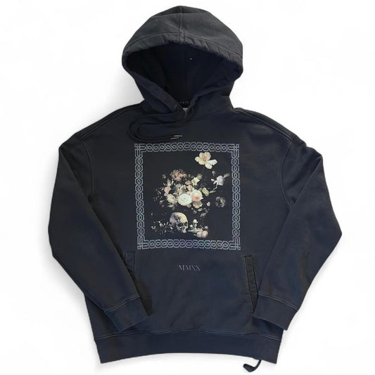 Ksubi MMXX Skull & Floral Print Hoodie