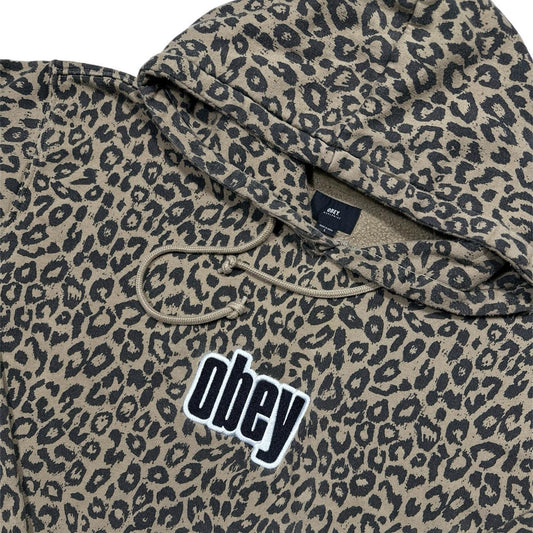 Obey Leopard Print Hoodie