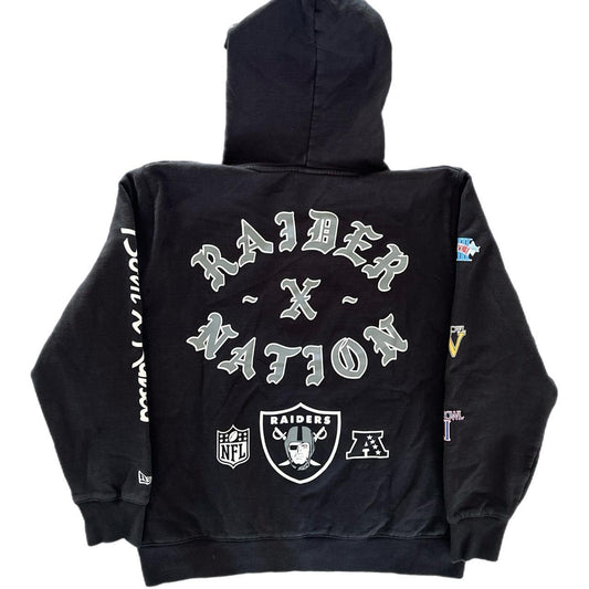 Born X Raised x New Era x NFL Las Vegas Raiders Logo Hoodie