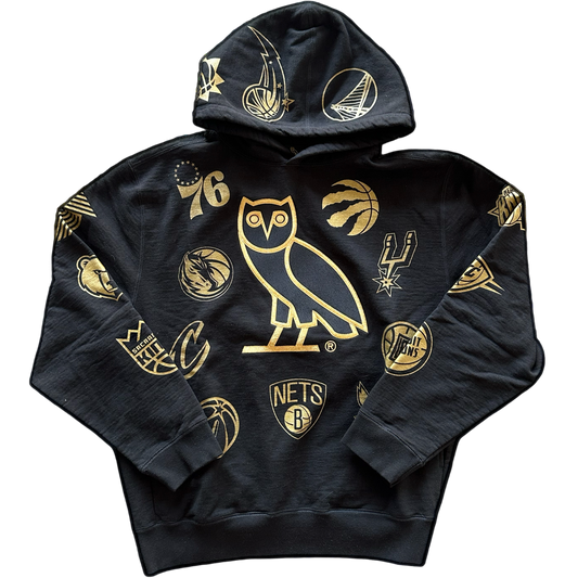OvO x NBA Team Icons OG Owl Hoodie