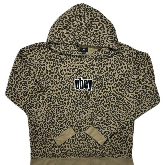 Obey Leopard Print Hoodie