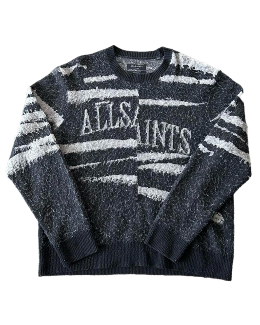 All Saints Zebra Print Sweater