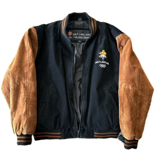Vintage Salt Lake City 2002 Winter Olympics Varsity Jacket
