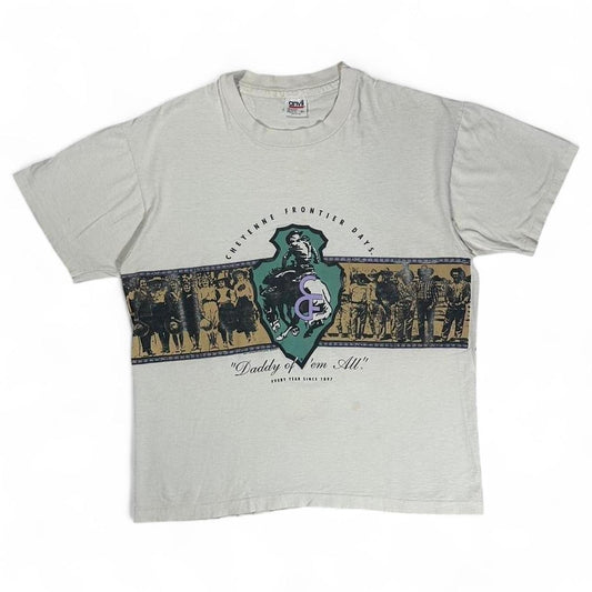 Vintage 1993 Cheyenne Frontier "Daddy Of Em' All" Tee