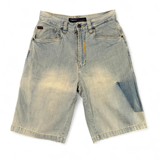 Retro Fubu The Collection Mud Washed Carpenter Shorts