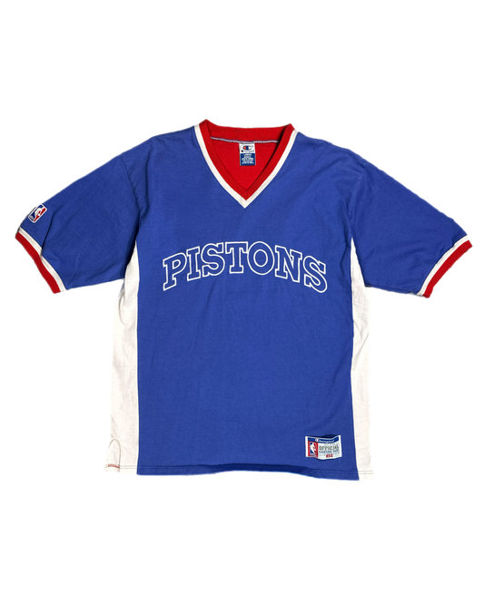 Vintage Champion Detroit Pistons Shooting Shirt