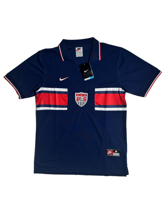 Vintage Nike Team USA Retro Away Soccer Jersey