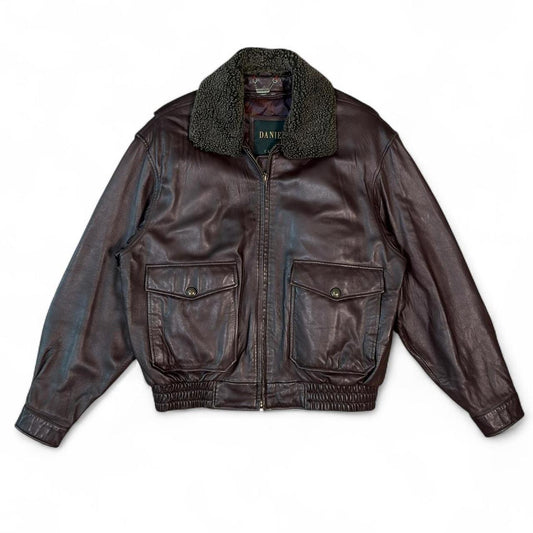 Danier Canada Leather Aviator Jacket
