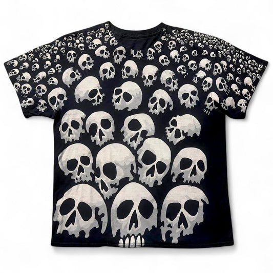 Liquid Blue Skulls Tee