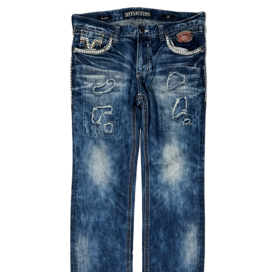 Affliction Black Premium Blake Cut Denim Jeans